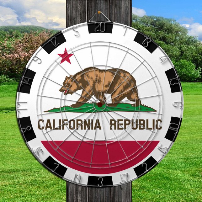California Dartboard USA & Californian Flag /game (Creator Uploaded)