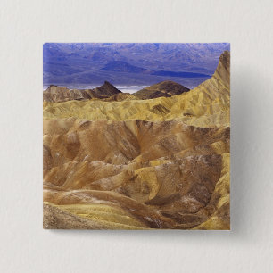 California: Death Valley NP, view from Zabriskie 15 Cm Square Badge