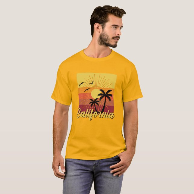 California Design - Basic Dark T-Shirt (Front Full)