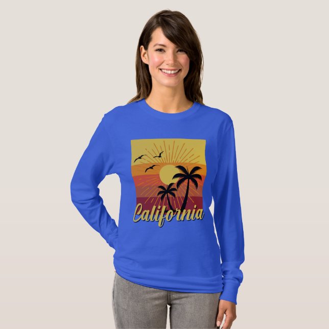 California Design - Basic Long Sleeve T-Shirt (Front Full)