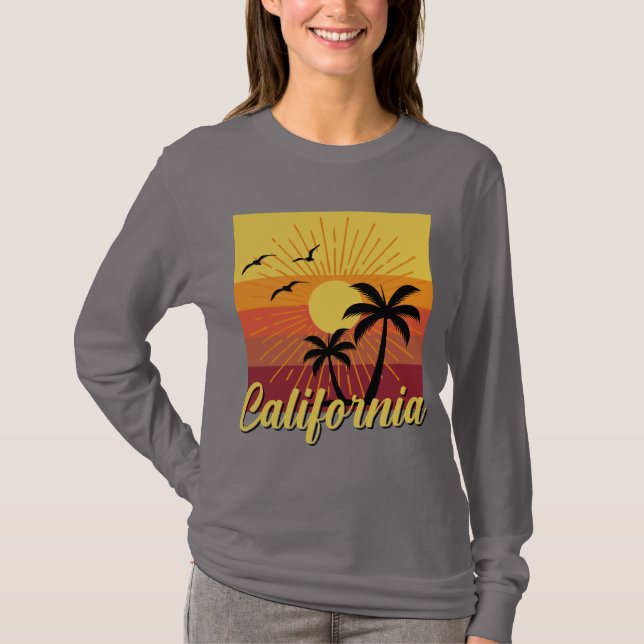 California Design - Basic Long Sleeve T-Shirt (Front)