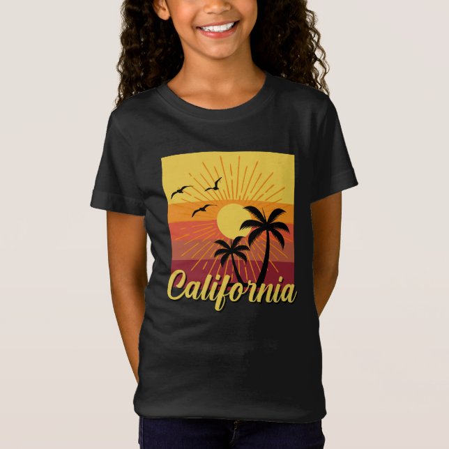 California Design - Girls' Fine Jersey T-Shirt (Front)