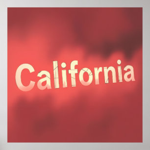 California Dream Vibes Poster