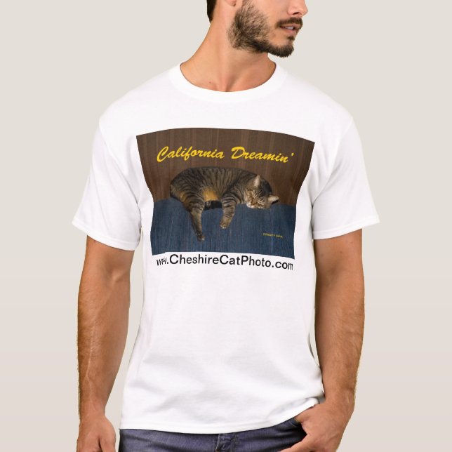 California Dreamin' CAt California Products T-Shirt (Front)