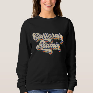 California Dreamin' Retro Sunset Venice Beach Summ Sweatshirt