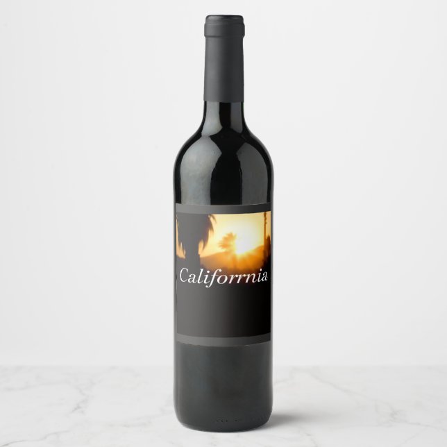 California Dreamin’ Wine Label (Front)
