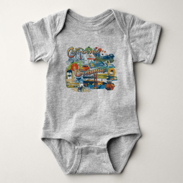 California Dreaming Baby Bodysuit (Front)