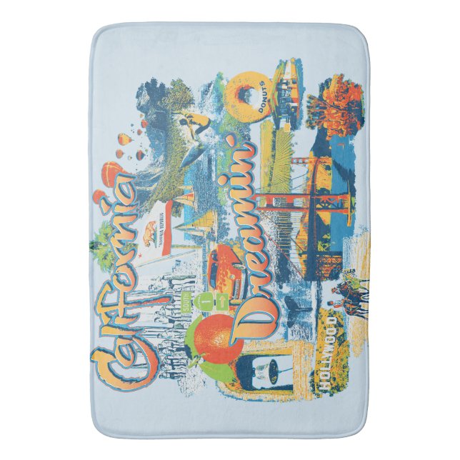 California Dreaming Bath Mat (Front Vertical)