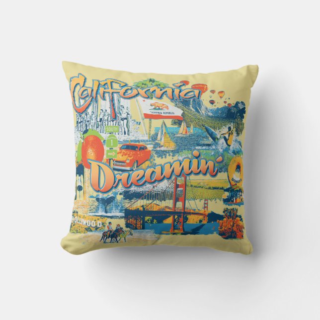 California Dreaming Cushion (Front)