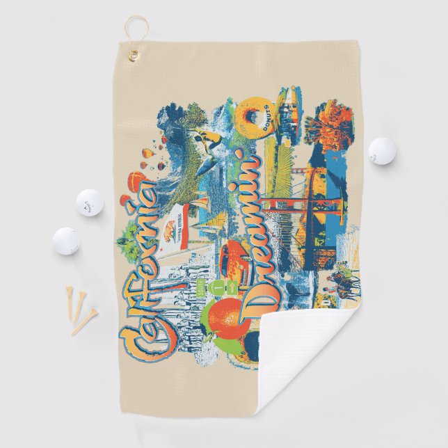 California Dreaming Golf Towel (InSitu)