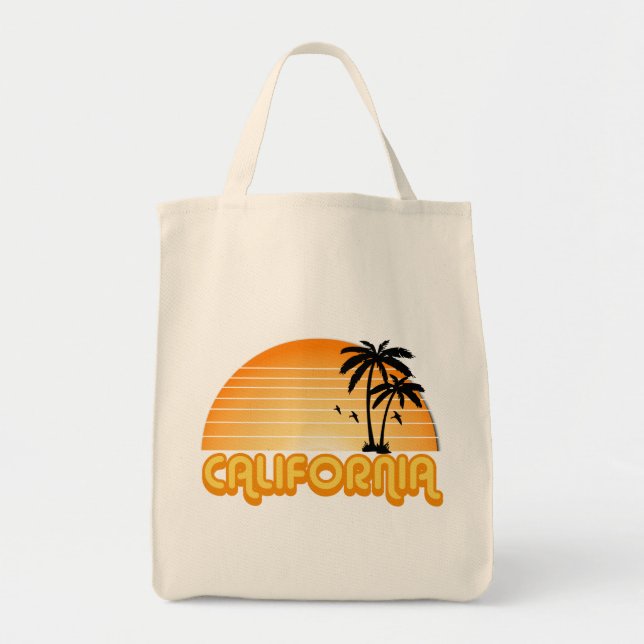 California Dreaming grocery tote bag (Front)