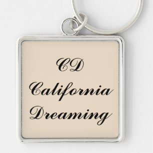 California Dreaming Monogram Key Ring