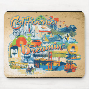 California Dreaming Mouse Pad