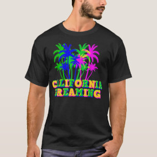 California Dreaming Multi Colour Souvenir  T-Shirt