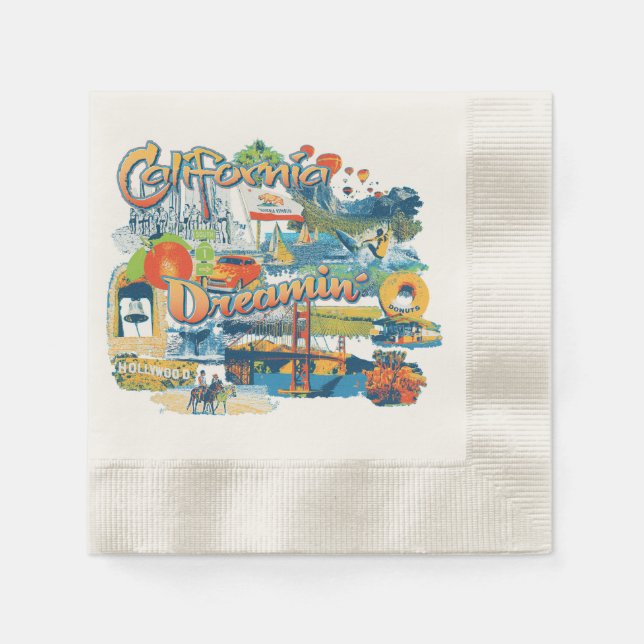 California Dreaming Napkin (Front)