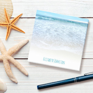 California dreaming ocean beach waves photo custom post-it notes