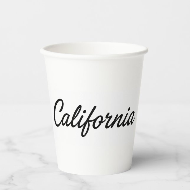 California Dreaming Paper Cups (Front)
