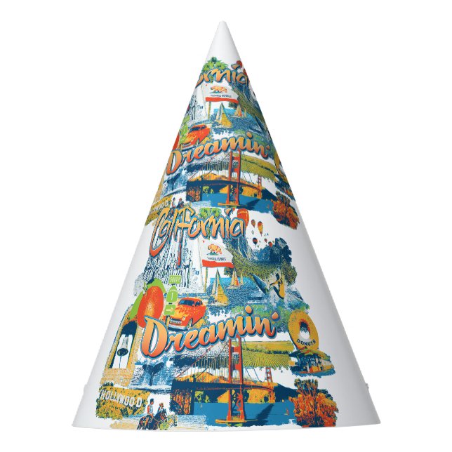 California Dreaming Party Hat (Front)