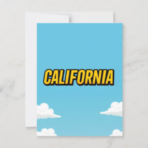 California Dreaming Postcard – Vintage Travel Vibe