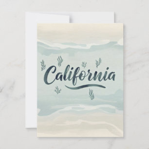 California Dreaming Postcard – Vintage Travel Vibe