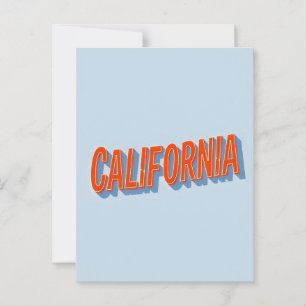 California Dreaming Postcard – Vintage Travel Vibe