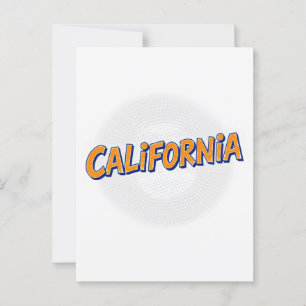 California Dreaming Postcard – Vintage Travel Vibe