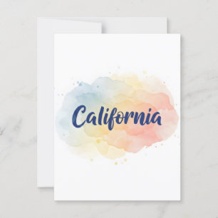 California Dreaming Postcard – Vintage Travel Vibe