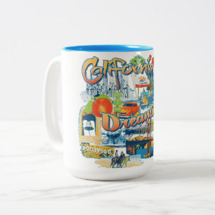 California Dreaming Two-Tone Coffee Mug