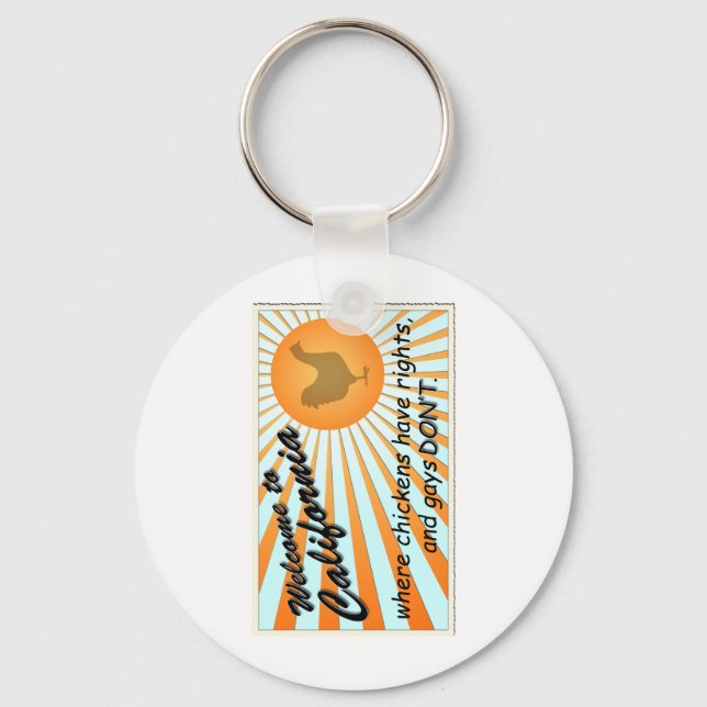 California Equal Rights Keychain (Front)
