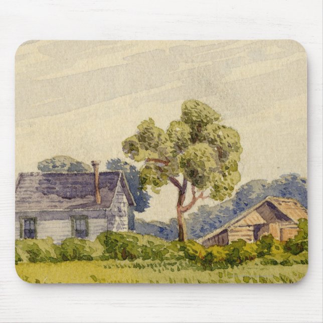 California Farm, Near Stockton Mouse Pad (Front)