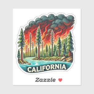 CALIFORNIA FIRE Keychain