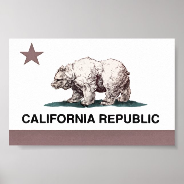 California_Flag2 Poster (Front)