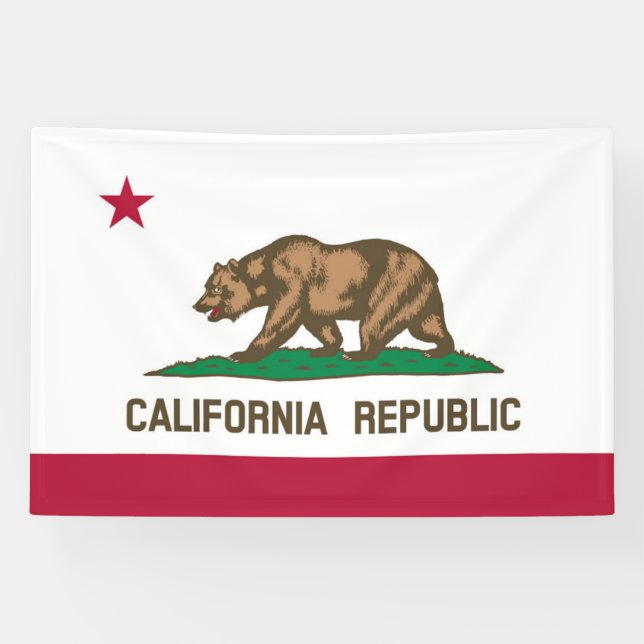 California flag banner (Horizontal)