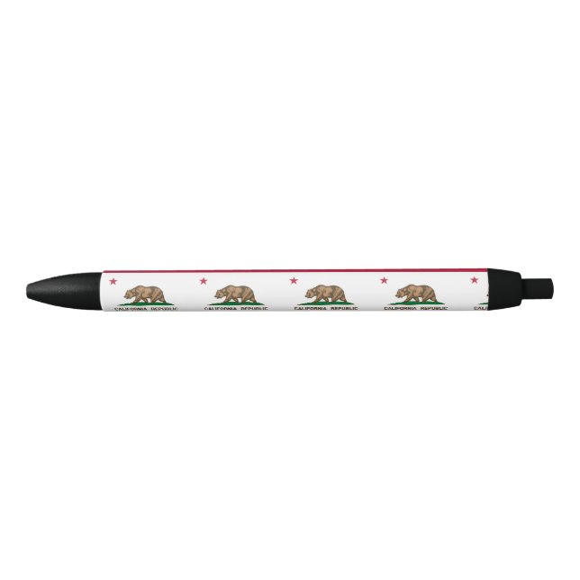 CALIFORNIA FLAG BLACK INK PEN (Front)