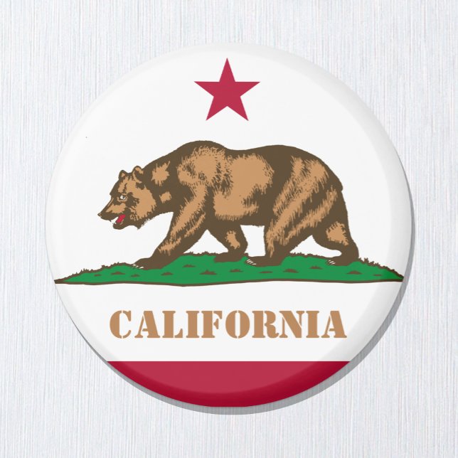 California & flag, California, USA holiday/sports Magnet (Creator Uploaded)