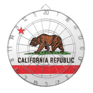 CALIFORNIA FLAG Dart Board