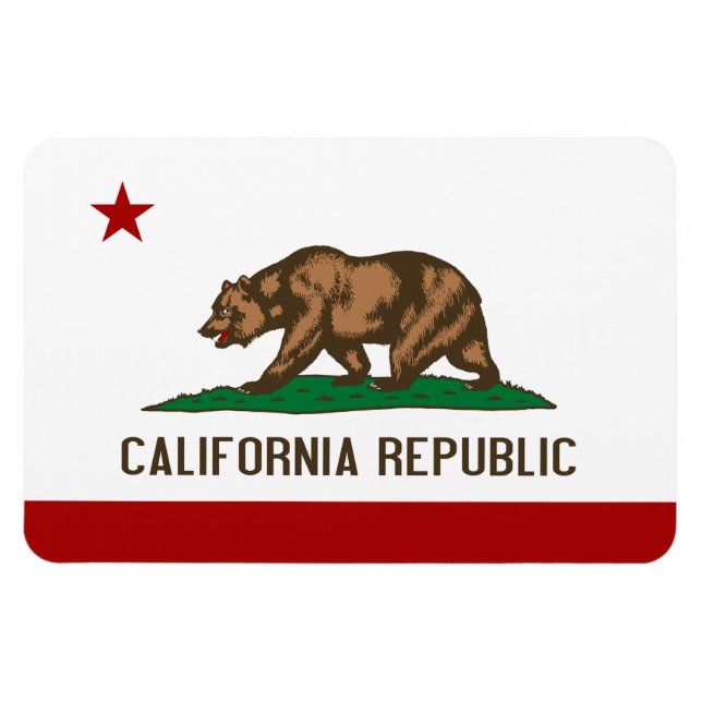 CALIFORNIA FLAG Flag - Magnet (Horizontal)