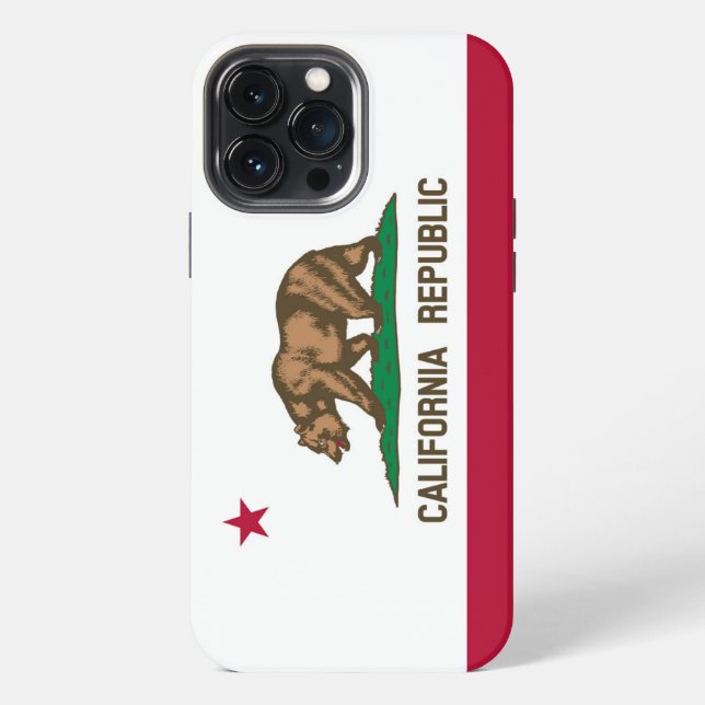 California flag iPhone case (Back)