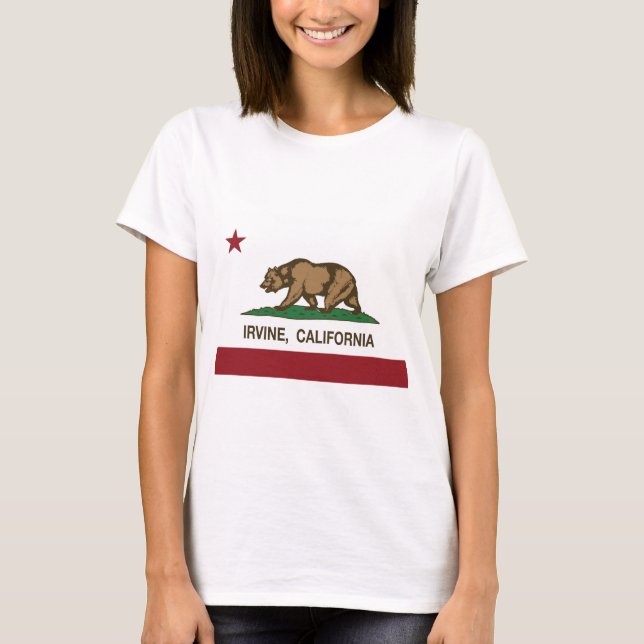 california flag irvine T-Shirt (Front)