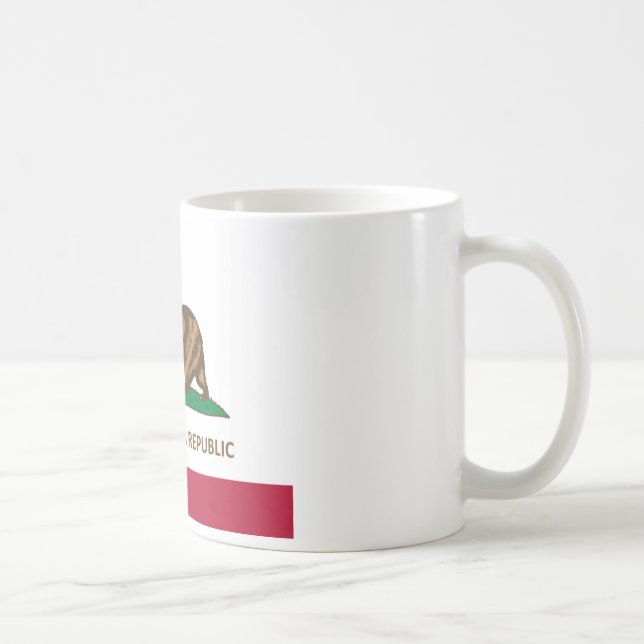 California Flag Kale Version (Kale-ifornia) Coffee Mug (Right)