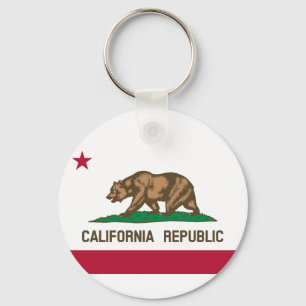 CALIFORNIA FLAG KEY RING