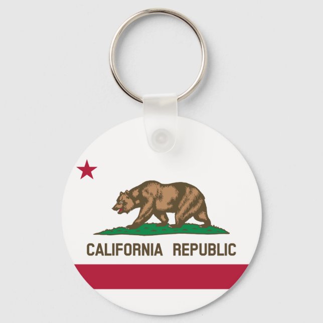 CALIFORNIA FLAG KEY RING (Front)