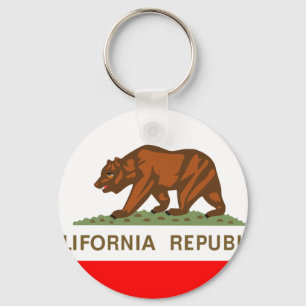 California Flag Key Ring