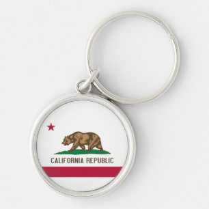 California Flag Key Ring