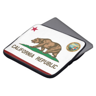 California flag laptop sleeve