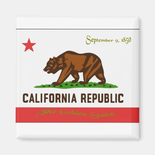 California Flag Magnet (Front)