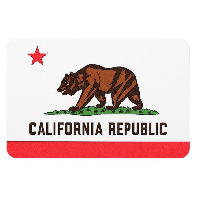 CALIFORNIA FLAG Magnet (Horizontal)