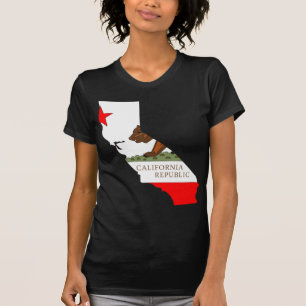 California Flag Map T-Shirt