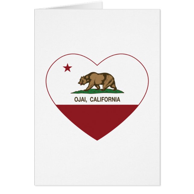 california flag ojai heart (Front)