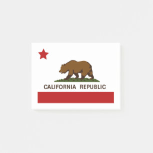 California Flag  Patriotic Post-it Notes